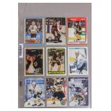 1990s Vintage NHL Cards 9pc