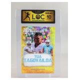 2020 Gold Rookie Card Tua Tagovailoa LOC 10