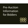 Bidder Pre Auction Information