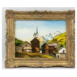 John Young Johnstone Canadian Oil on Board