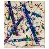 Sam Francis American Abstract Oil on Canvas