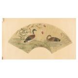 Wu Qingxia 1910-2008 Chinese Watercolor Duck
