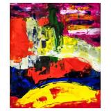 Helen Frankenthaler American Abstract Oil Canvas