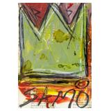 Jean-Michel Basquiat Neo-Expressionist Mixed Media