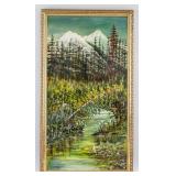 Lawrence Nickle Canadian Oil on Board Landscape