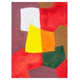 Serge Poliakoff Russian Abstract Oil on Canvas