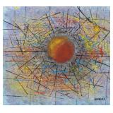 Antonio Bandeira Brazilian Modernist Oil on Canvas