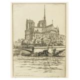 Caroline Armington 1875-1939 Canadian Signed Litho