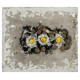 Jaap Wagemaker Dutch Abstract Mixed Media Canvas