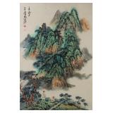 Zhang Daqian 1899-1983 Chinese Watercolor Roll