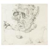 Rene Magritte Belgian Surrealist Pencil on Paper