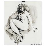 Andre Marchand French Modernist Ink on Paper