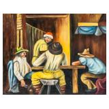 Study of Cornelius Kreighoff Dutch-Canadian Oil