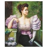 Italian Oil on Canvas Signed Fanter