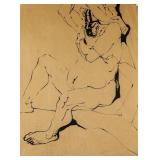 Harold Barling Town Canadian Acrylic Sketch