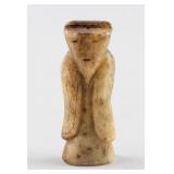 Chinese Han Style Archaistic Jade Man Statue