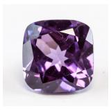 6.60ct Cushion Cut Purple Alexandrite Gemstone GGL