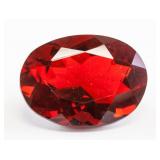 86.55ct Oval Cut Red Alexandrite Gemstone GGL