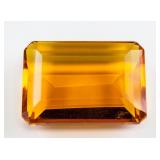 158.75ct Emerald Cut Golden Yellow Citrine Gemston