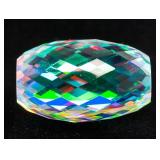 159.35ct Checker Cut Rainbow Quartz Gemstone GGL