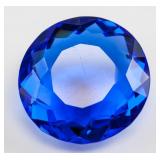 105.70ct Round Cut Blue Topaz Gemstone GGL