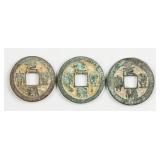 1078-1085 Northern Song Yuanfeng Tongbao 3 PC