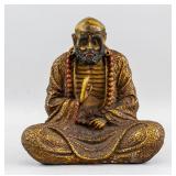 Chinese Bronze Lohan Statue