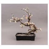 Vinatge Cherry Blossom Bonsai Silk Tree