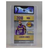 2018 NBA Gold Platinum Lakers Lebron James LOC