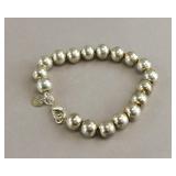 Vintage 925 Silver Beads Bracelet