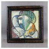 Spanish OOC Signed Picasso "19.61 Galerie Mathias