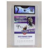 2019 RC Facsimile Autograph Zion Williamson LOC