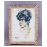 Pastel on Paper Signed Joseph Oppenheimer 