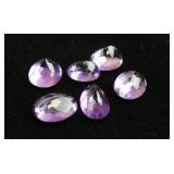 63.18ct Natural Amethyst 5pc Appraisal $3000 CAD