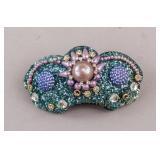 Vintage French Gemstone Hairpin