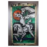 Indian Oil on Canvas Signed Maqbool Fida Husain