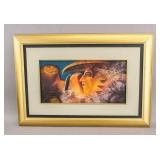 Acrylic on Board Signed John Nieto Art T. Eaton