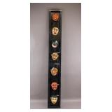Vintage Sri Lanka Hand-carved & Painted Masks
