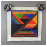 Indian Acrylic on Canvas Signed S. H. Raza 