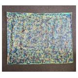 American Oil on Canvas Attr. Jackson Pollock