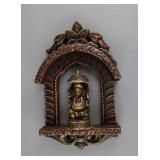 Vintage Thailand Wood Elephant Wall Hanging