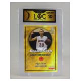 2008 Rookie Card Stephen Curry LOC 10