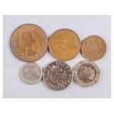 United Kingdom Assorted Coins 6pc