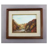 Canadian Oil on Board Signed Roy Robson
