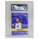 1993 MLB Rookie Sapphire Derek Jeter LOC 10