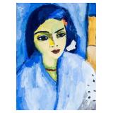 Oil on Paper Signed Kees van Dongen Galerie Urban