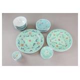 Chinese Jingdezhen Blue Porcelain Tableware Set