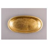 Vintage Croscill Brass Oval Plate