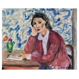 French WC on Paper Signed Charles Camoin Forestal