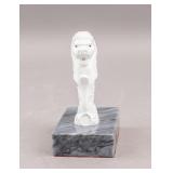 Singapore Polyresin Merlion Figurine Marble Base